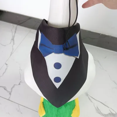 HausPets Gans Dekoration Kostüm - Vintage, Quadrat, Schwarz/Weiß HausPets Gans Dekoration Kostüm - Vintage, Quadrat, Schwarz/Weiß