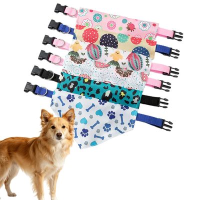 HausPets Lot de 6 Bandanas Chien Collier Réglable