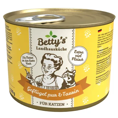 Betty's Landhausküche Geflügel pur & Taurin Betty's Landhausküche Geflügel pur & Taurin