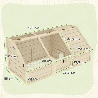 PawHut Schildkrötenhaus