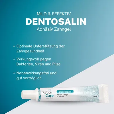 reboCare Dentosalin Adhäsives Zahngel für Hunde & KatzenQ