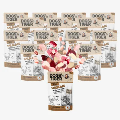 Dogs’n Tiger Wildling Katzenfutter, Huhn, Wild & Süßkartoffel