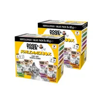 Dogs’n Tiger Katzenfutter, Schlemmerbox, 16x 85g