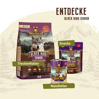 Wolfsblut - Black Bird - Senior Trockenfutter für Hunde
