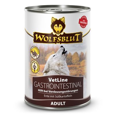 Wolfsblut - Gastrointestinal - VetLine Nassfutter für Hunde 6x395g