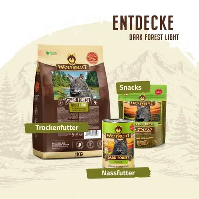 Wolfsblut - Dark Forest - Light Trockenfutter für Hunde Wolfsblut - Dark Forest - Light Trockenfutter für Hunde