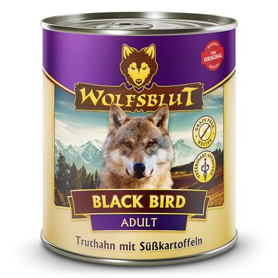 Wolfsblut - Black Bird - Adult Nassfutter für Hunde 6x800g