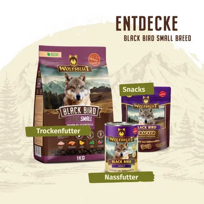 Wolfsblut - Black Bird Small Breed Adult Trockenfutter Wolfsblut - Black Bird Small Breed Adult Trockenfutter