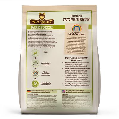 Wolfsblut - Dark Forest - Limited Ingredients Adult Trockenfutter für Hunde
