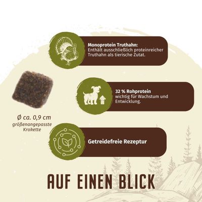 Wolfsblut - Black Bird - Puppy Trockenfutter für Hunde
