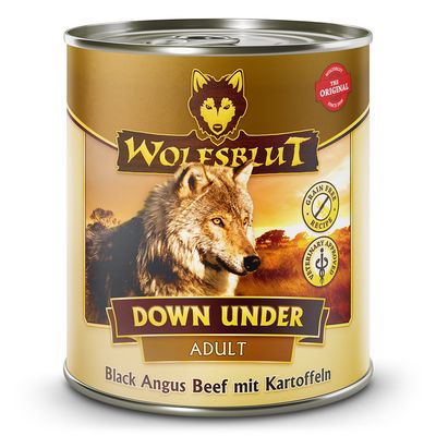 Wolfsblut - Down Under - Adult Nassfutter für Hunde 6x800g