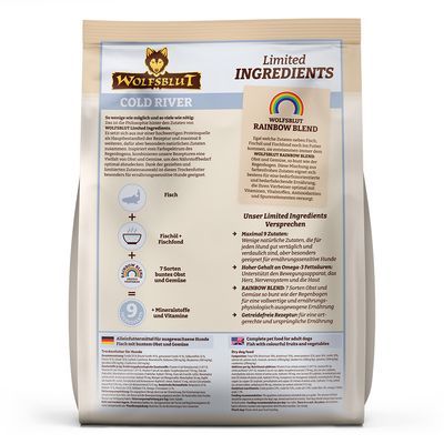 Wolfsblut - Cold River - Limited Ingredients Adult Trockenfutter für Hunde