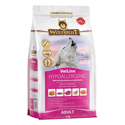 Wolfsblut - Hypoallergenic - VetLine Trockenfutter für Hunde 2kg