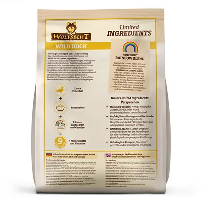 Wolfsblut - Wild Duck - Limited Ingredients Adult Trockenfutter für Hunde