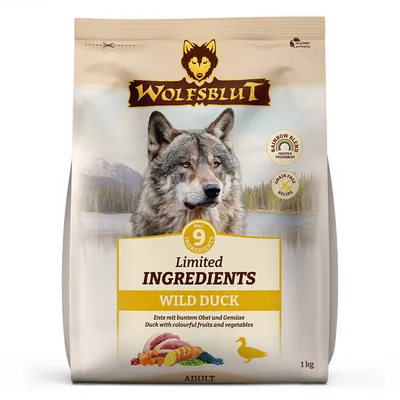 Wolfsblut - Wild Duck - Limited Ingredients Adult Trockenfutter für Hunde