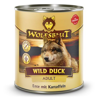 Wolfsblut - Wild Duck - Adult Nassfutter für Hunde 6x800g