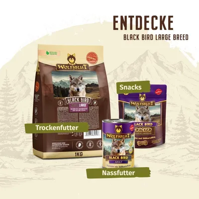 Wolfsblut - Black Bird - Large Breed Trockenfutter für Hunde