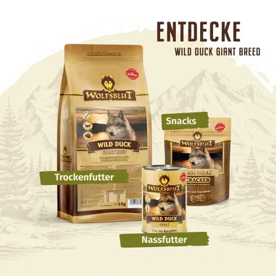 Wolfsblut - Wild Duck Giant Breed Adult Trockenfutter Wolfsblut - Wild Duck Giant Breed Adult Trockenfutter