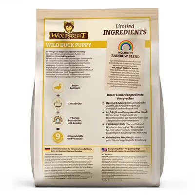 Wolfsblut - Wild Duck - Limited Ingredients Puppy Trockenfutter für Hunde Wolfsblut - Wild Duck - Limited Ingredients Puppy Trockenfutter für Hunde