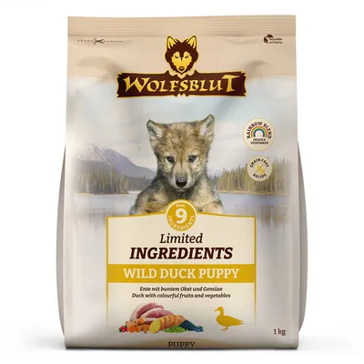 Wolfsblut - Wild Duck - Limited Ingredients Puppy Trockenfutter für Hunde Wolfsblut - Wild Duck - Limited Ingredients Puppy Trockenfutter für Hunde