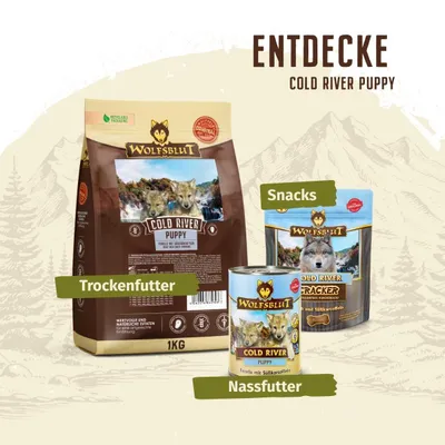 Wolfsblut - Cold River - Puppy Trockenfutter für Hunde