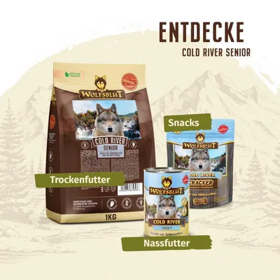 Wolfsblut - Cold River - Senior Trockenfutter für Hunde Wolfsblut - Cold River - Senior Trockenfutter für Hunde