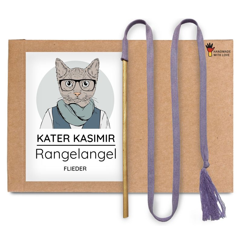 Kater Kasimir Spielangel für Katzen Rangelangel
