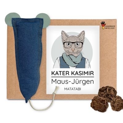 Kater Kasimir, Souris jouet pour chats, Maus-Jürgen