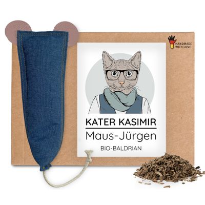 Kater Kasimir, Souris jouet pour chats, Maus-Jürgen