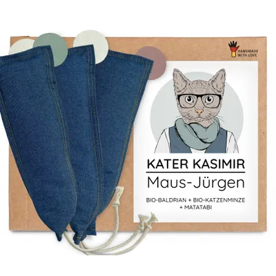 Kater Kasimir, Souris jouet pour chats, Maus-Jürgen Kater Kasimir, Souris jouet pour chats, Maus-Jürgen