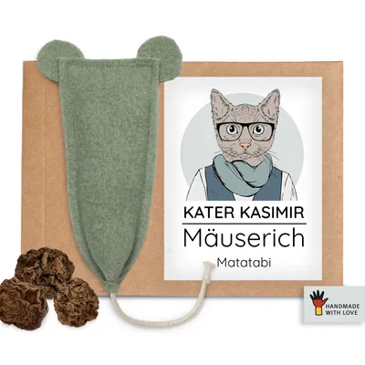 Kater Kasimir, Souris jouet pour chats, Mäuserich Kater Kasimir, Souris jouet pour chats, Mäuserich