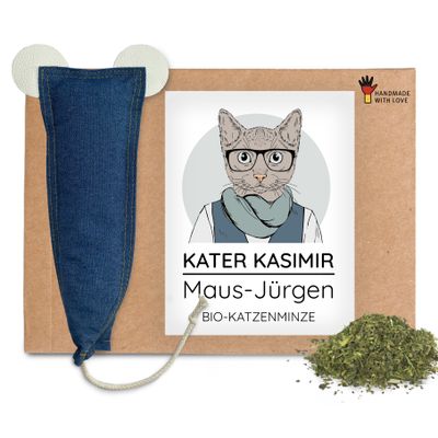Kater Kasimir, Souris jouet pour chats, Maus-Jürgen