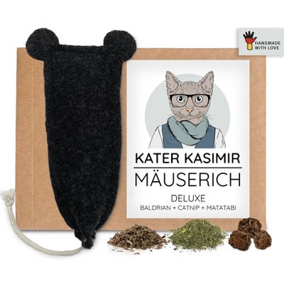 Kater Kasimir Mäuserich Deluxe (Catnip + Baldrian + Matatabi)