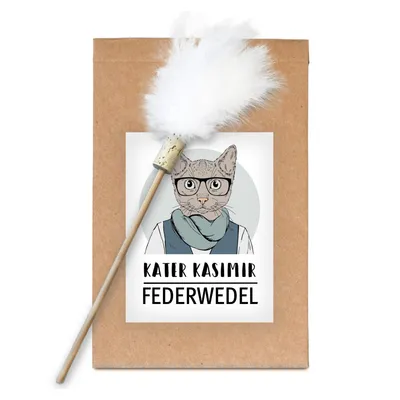 Kater Kasimir Jouet à plumes pour chats Kater Kasimir Jouet à plumes pour chats