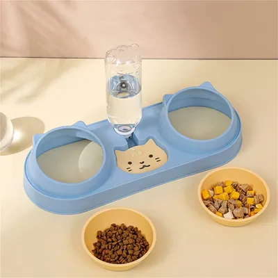 ZooVenture 3-in-1 Katzen-Wasserspender – Näpfe, 15° ZooVenture 3-in-1 Katzen-Wasserspender – Näpfe, 15°