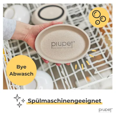 PiuPet® Futternapf 2er Set I rutschfester Katzennapf I 230ml PiuPet® Futternapf 2er Set I rutschfester Katzennapf I 230ml