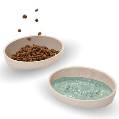 PiuPet® Futternapf 2er Set I rutschfester Katzennapf I 230ml