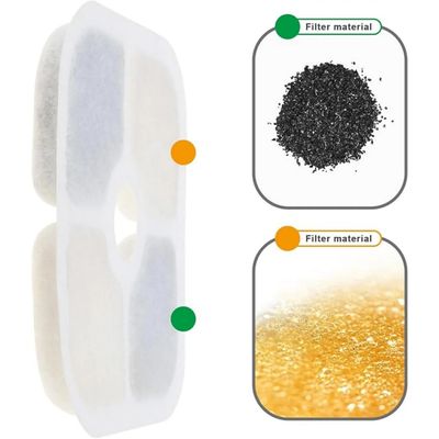 Pawffee Active Wasserfilter 12er Set para Katzenbrunnen zur Wasserreinigung