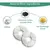 Pawffee 6 filtros redondos de carbón activado para fuentes de gatos Pawffee 6 filtros redondos de carbón activado para fuentes de gatos