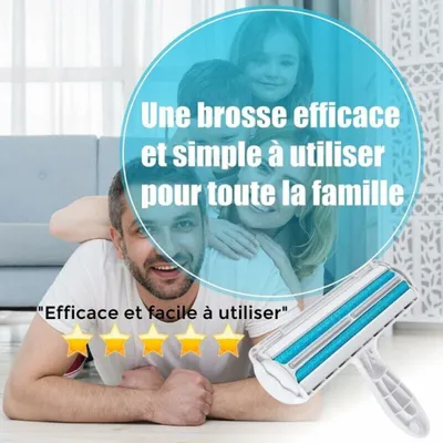 CYSLMUK - Brosse anti-poils - Réutilisable efficace écologique