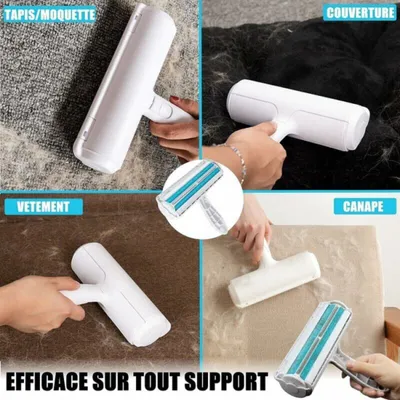 CYSLMUK - Brosse anti-poils - Réutilisable efficace écologique