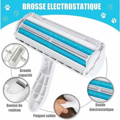 CYSLMUK - Brosse anti-poils - Réutilisable efficace écologique