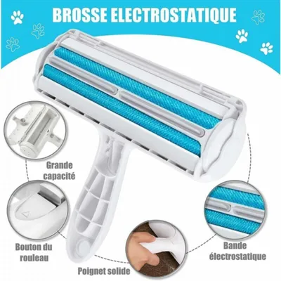 CYSLMUK - Brosse anti-poils - Réutilisable efficace écologique