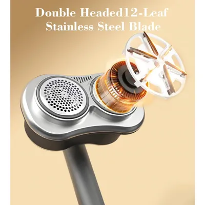 Pawffee Quitapelusas de doble cabezal, 12 cuchillas, ajustable Tipo C