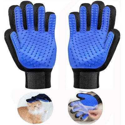 ANDYOU - Gants toilettage massage anti-poils doux pelage