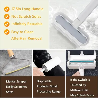 HWEI - Brosse 3 en 1 - Épilateur multifonctionnel