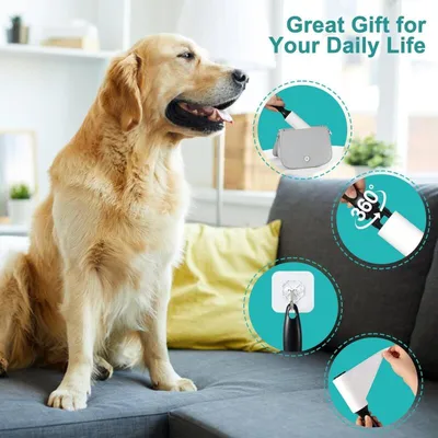 Rouleau anti-poils x6 : manche vêtements, canapé chien/chat