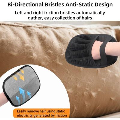 Pawffee Guantes antipelusas x2: de doble cara, para sofás y ropa perro/gato