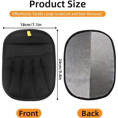 Gants anti-poils x2 : double face, canapé, vêtements chien/chat
