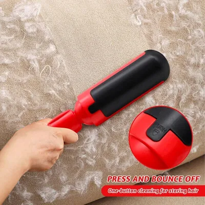 Rouleau anti-poils réutilisable chien/chat maison